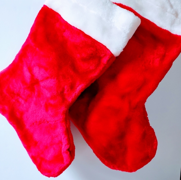 Plush Soft Christmas Reindeer and Mouse Stocking Holiday Decorations - Picture 6 of 7